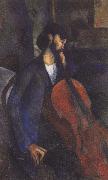 Amedeo Modigliani The Cellist (mk39) oil painting artist